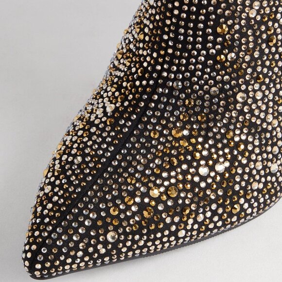 Torrid Embellished Pointed Toe Stiletto Bootie Sz 8.5 WW - Picture 7 of 12